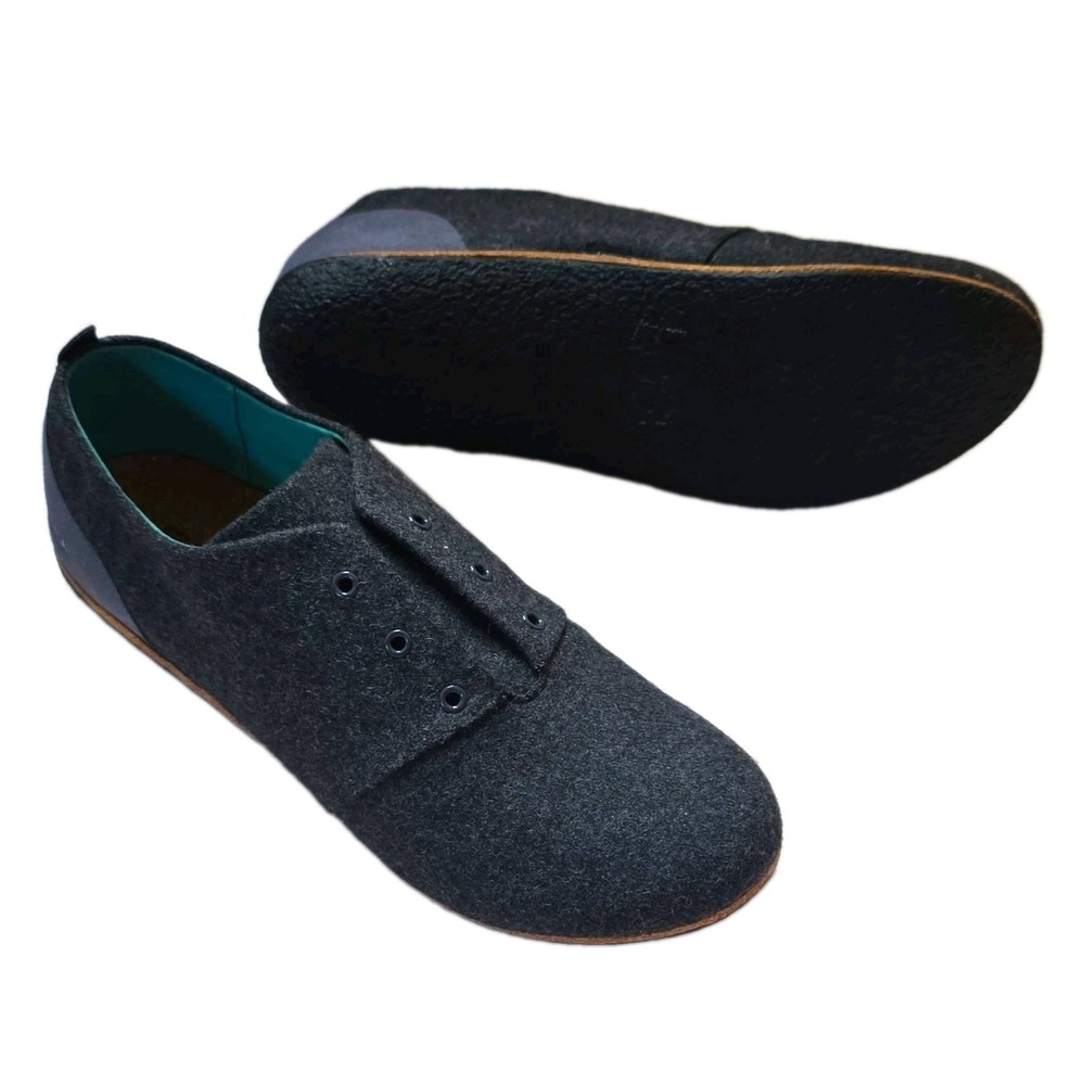 SOLE District by ReCORK Lark Loafers Wms 10/Mens 8.5 Slip On Grey Wool Cork